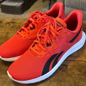 Reebok Men's Fiery Red and Black Athletic Shoes 11.5